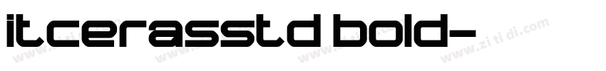 itcerasstd bold字体转换